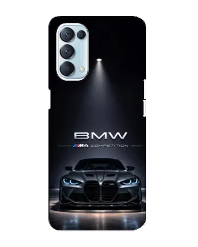 Чохол для OPPO Reno5 4G з картинкою «BMW крізь нічне місто» Чохол для OPPO Reno5 4G з картинкою «BMW крізь нічне місто»