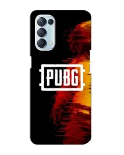 Чохол для OPPO Reno5 4G з картинкою «Яскравий логотип PUBG»