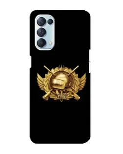 Чохол для OPPO Reno5 4G з картинкою «PUBG — помаранчевий градієнт»