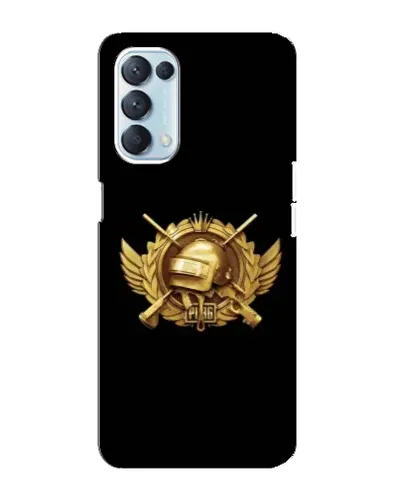 Чохол для OPPO Reno5 4G з картинкою «PUBG — помаранчевий градієнт»
