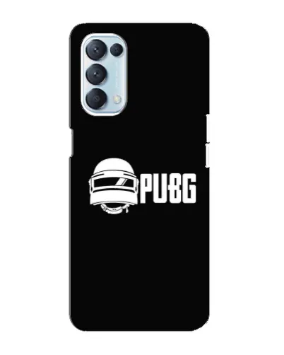 Чохол для OPPO Reno5 4G з картинкою «PUBG — класичний лого»