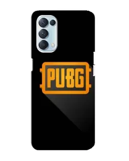 Чохол для OPPO Reno5 4G з картинкою «PUBG — рамка лого»