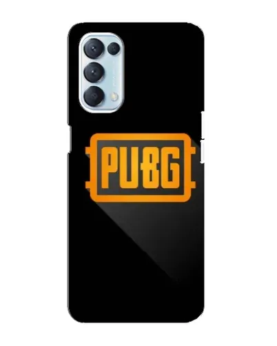 Чохол для OPPO Reno5 4G з картинкою «PUBG — рамка лого»