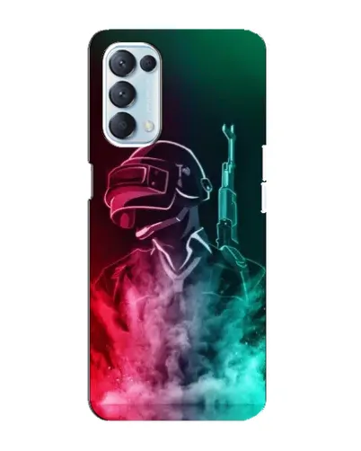 Чохол для OPPO Reno5 4G з картинкою «PUBG — вогняний воїн»