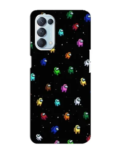 Чохол для OPPO Reno5 4G з картинкою «Екіпаж Among Us»