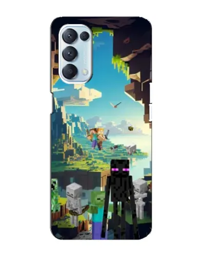 Чехол для OPPO Reno5 4G с картинкой «Эндермен в лесу» Чехол для OPPO Reno5 4G с картинкой «Эндермен в лесу»