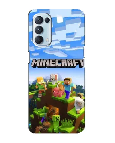Чехол для OPPO Reno5 4G с картинкой «Minecraft классический мир» Чехол для OPPO Reno5 4G с картинкой «Minecraft классический мир»