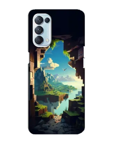 Чехол для OPPO Reno5 4G с картинкой «Вид из пещеры» Чехол для OPPO Reno5 4G с картинкой «Вид из пещеры»