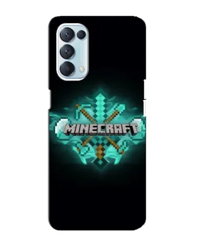 Чехол для OPPO Reno5 4G с картинкой «Minecraft Diamond лого» Чехол для OPPO Reno5 4G с картинкой «Minecraft Diamond лого»