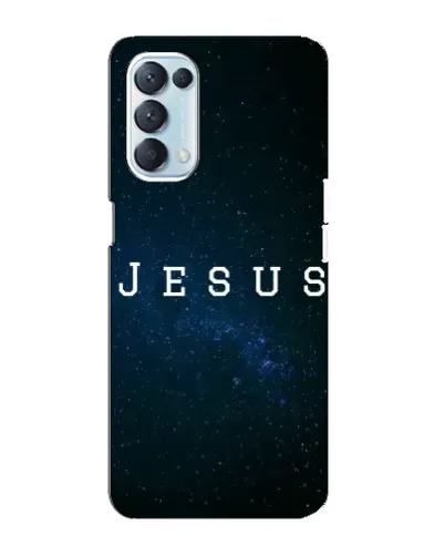 Чехол для OPPO Reno5 4G с картинкой «Звездное небо Jesus» Чехол для OPPO Reno5 4G с картинкой «Звездное небо Jesus»