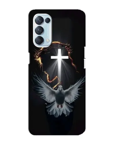 Чехол для OPPO Reno5 4G с картинкой «Голубь и Свет» Чехол для OPPO Reno5 4G с картинкой «Голубь и Свет»