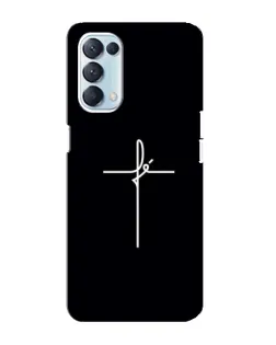 Чохол для OPPO Reno5 4G з картинкою «Тонкий хрест»