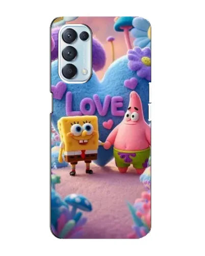 Чехол для OPPO Reno5 4G с картинкой «Губка Боб Патрик» Чехол для OPPO Reno5 4G с картинкой «Губка Боб Патрик»