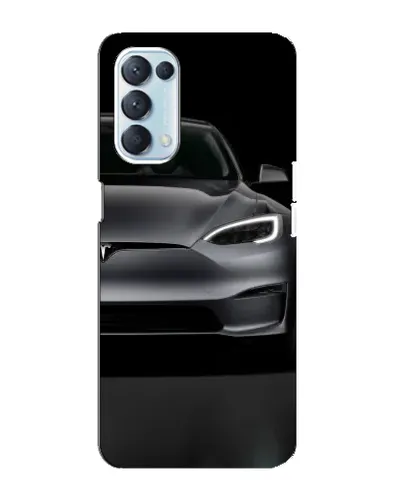 Чехол для OPPO Reno5 4G с картинкой «Tesla Model S Look»