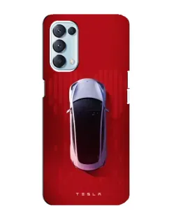 Чохол для OPPO Reno5 4G з картинкою «Tesla Top View» Чохол для OPPO Reno5 4G з картинкою «Tesla Top View»