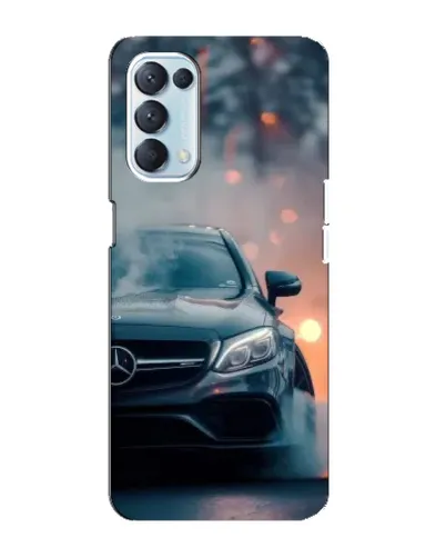 Чехол для OPPO Reno5 4G с картинкой «Mercedes — ночной город» Чехол для OPPO Reno5 4G с картинкой «Mercedes — ночной город»