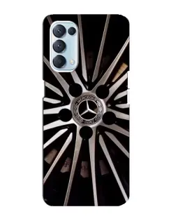 Чехол для OPPO Reno5 4G с картинкой «Диск Mercedes»
