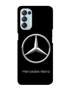 Чехол для OPPO Reno5 4G с картинкой «Mercedes Silver Logo»