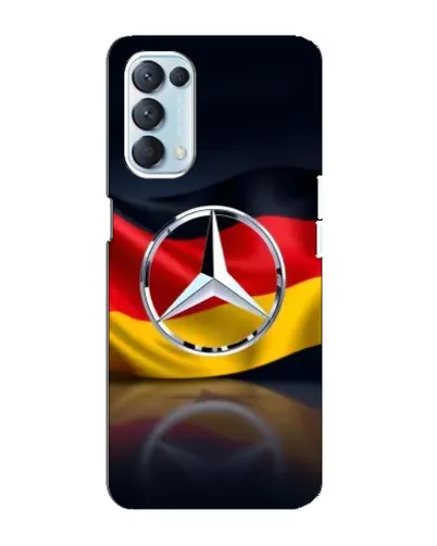 Чехол для OPPO Reno5 4G с картинкой «Mercedes — флаг Германии» Чехол для OPPO Reno5 4G с картинкой «Mercedes — флаг Германии»