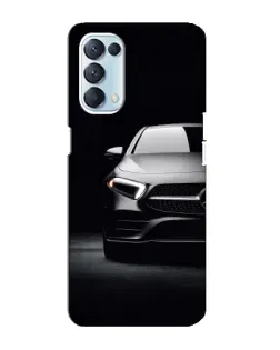 Чехол для OPPO Reno5 4G с картинкой «Свет фар Mercedes»