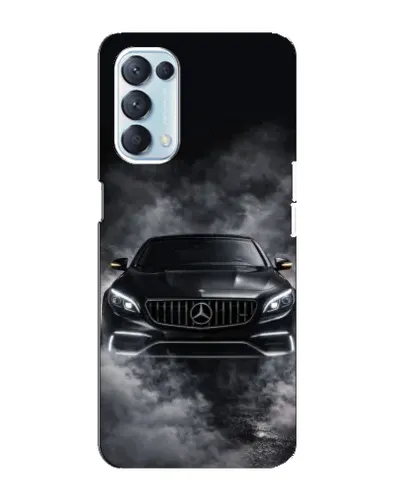 Чехол для OPPO Reno5 4G с картинкой «Mercedes в дыму» Чехол для OPPO Reno5 4G с картинкой «Mercedes в дыму»