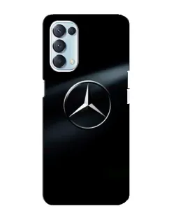 Чохол для OPPO Reno5 4G з картинкою «Mercedes на металі» Чохол для OPPO Reno5 4G з картинкою «Mercedes на металі»