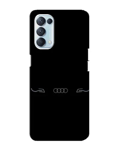 Чехол для OPPO Reno5 4G с картинкой «Audi — световой подпись»