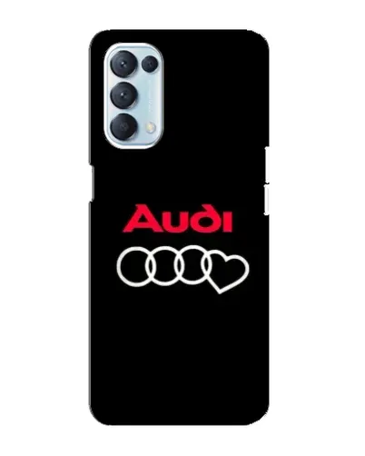 Чехол для OPPO Reno5 4G с картинкой «Логотип Audi Heart»