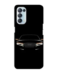 Чохол для OPPO Reno5 4G з картинкою «Audi — нічний контур» Чохол для OPPO Reno5 4G з картинкою «Audi — нічний контур»