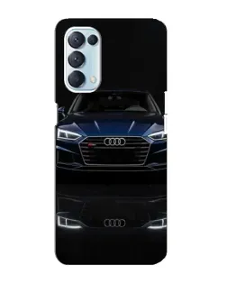 Чохол для OPPO Reno5 4G з картинкою «Audi — нічне відображення» Чохол для OPPO Reno5 4G з картинкою «Audi — нічне відображення»