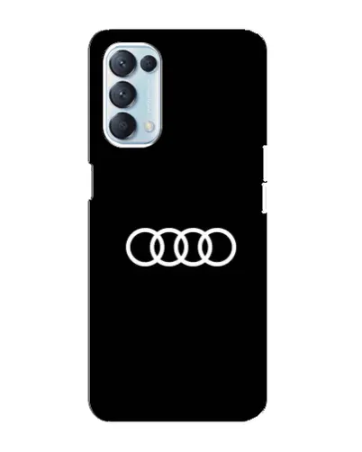 Чехол для OPPO Reno5 4G с картинкой «Audi White Logo»