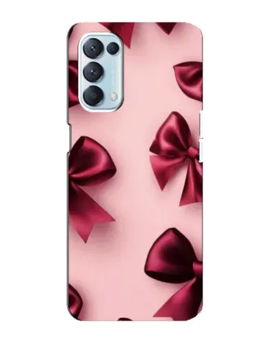 Чехол для OPPO Reno5 4G с картинкой «Бордовый атлас»