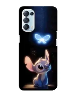 Чехол для OPPO Reno5 4G с картинкой «Сияющий Стич» Чехол для OPPO Reno5 4G с картинкой «Сияющий Стич»