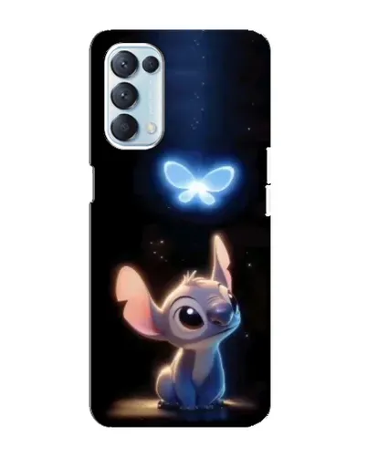 Чехол для OPPO Reno5 4G с картинкой «Сияющий Стич»