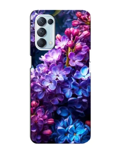 Чехол для OPPO Reno5 4G с картинкой «Сиреневый цвет»