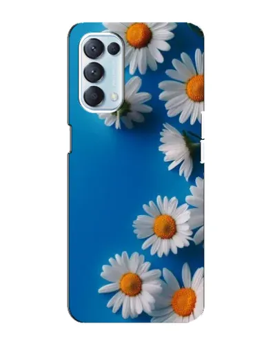 Чехол для OPPO Reno5 4G с картинкой «Белоснежные маргаритки»