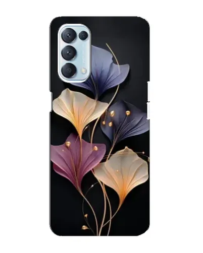 Чехол для OPPO Reno5 4G с картинкой «Лиловые цветы грации»