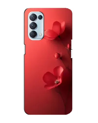 Чехол для OPPO Reno5 4G с картинкой «Маковые соцветия»