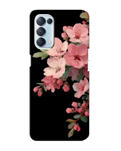 Чехол для OPPO Reno5 4G с картинкой «Розовая ветка сакуры»
