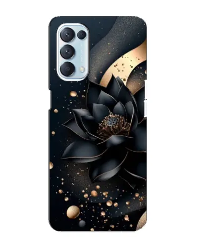 Чехол для OPPO Reno5 4G с картинкой «Черный лотос»