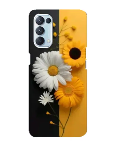 Чехол для OPPO Reno5 4G с картинкой «Подсолнух и ромашка»