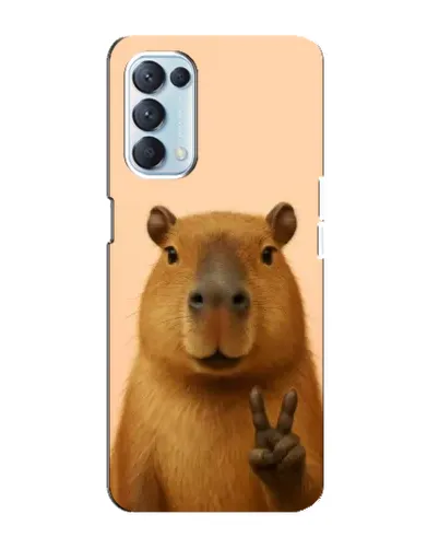 Чохол для OPPO Reno5 4G з картинкою «Капібара вікторія» Чохол для OPPO Reno5 4G з картинкою «Капібара вікторія»