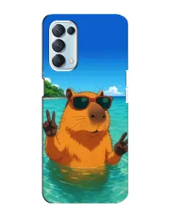 Чохол для OPPO Reno5 4G з картинкою «Морська капібара» Чохол для OPPO Reno5 4G з картинкою «Морська капібара»