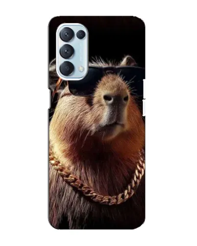 Чохол для OPPO Reno5 4G з картинкою «Капібара золотий ланцюг» Чохол для OPPO Reno5 4G з картинкою «Капібара золотий ланцюг»