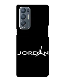 Чехол для OPPO Reno5 Pro Plus (5G) с картинкой «Jordan White Logo»