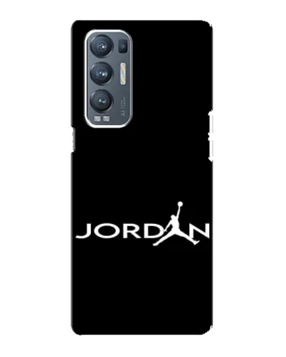 Чехол для OPPO Reno5 Pro Plus (5G) с картинкой «Jordan White Logo»