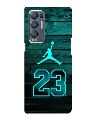 Чехол для OPPO Reno5 Pro Plus (5G) с картинкой «Jordan Cyan 23»
