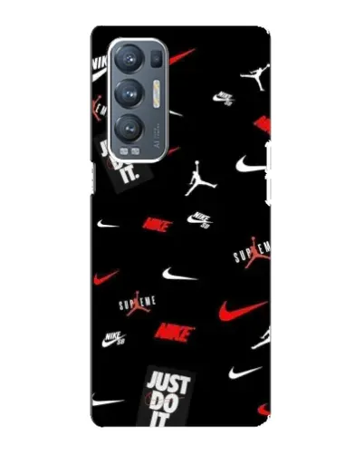 Чехол для OPPO Reno5 Pro Plus (5G) с картинкой «Nike Mix Pattern»
