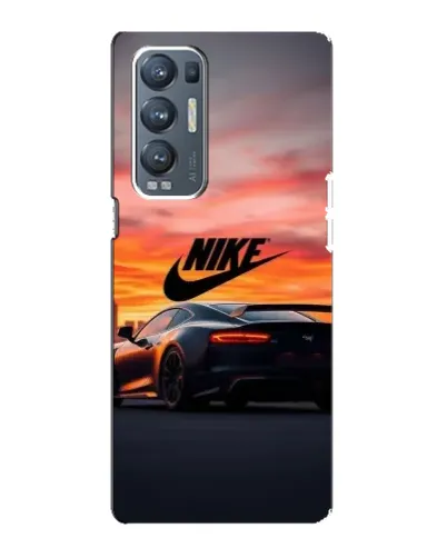 Чехол для OPPO Reno5 Pro Plus (5G) с картинкой «Nike и суперкар»