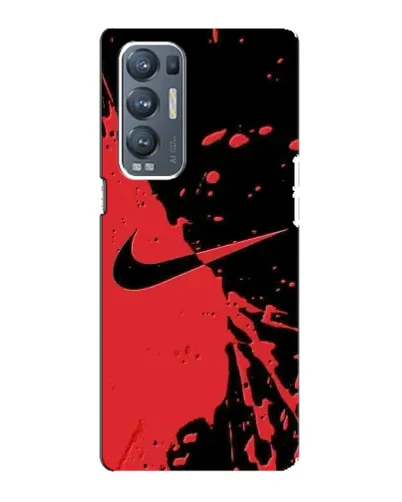 Чехол для OPPO Reno5 Pro Plus (5G) с картинкой «Красные брызги Nike» Чехол для OPPO Reno5 Pro Plus (5G) с картинкой «Красные брызги Nike»
